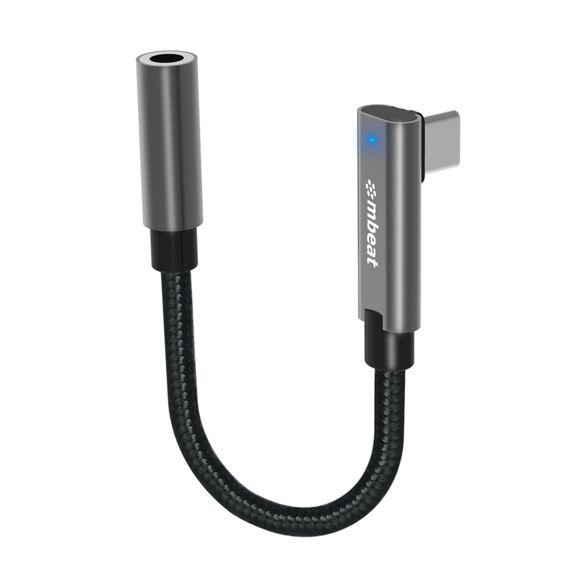 mbeat Elite USB-C to 3.5mm Audio Adapter - Add Headphone Audio Jack to USB-C Computers, Laptops, Notebooks, Tablets, Smartphones -  Space Grey mbeat Elite USB-C to 3.5mm Audio Adapter - Add Headphone Audio Jack to USB-C Computers, Laptops, Notebooks, Tablets, Smartphones -  Space Grey